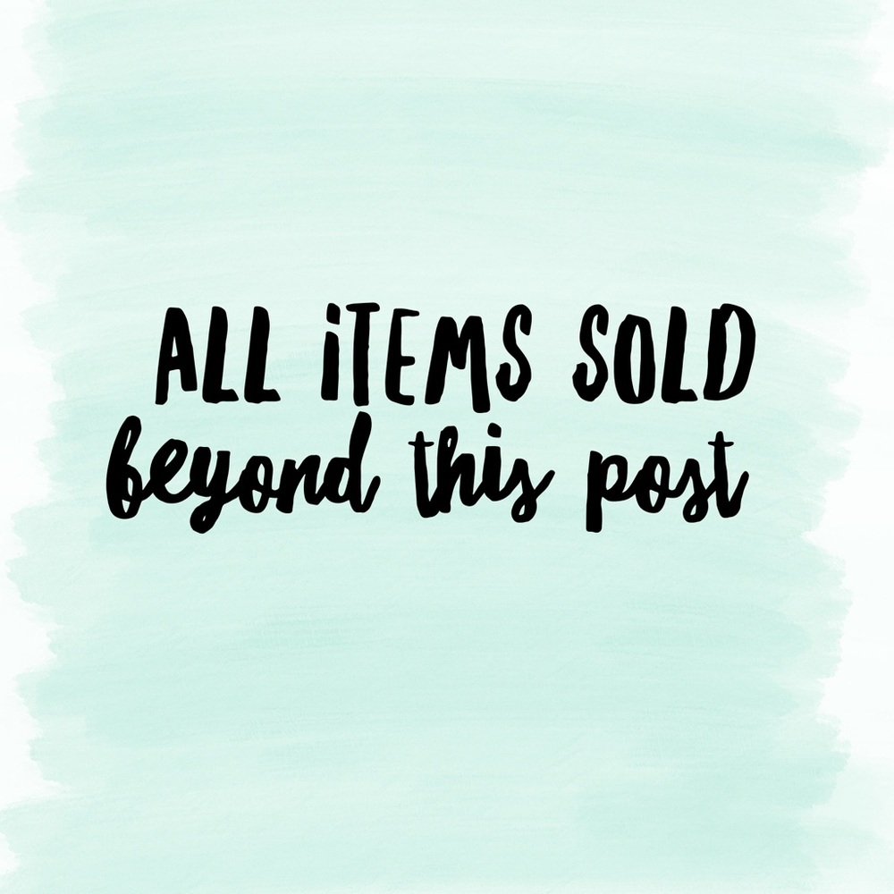 All listings below this post are SOLD.